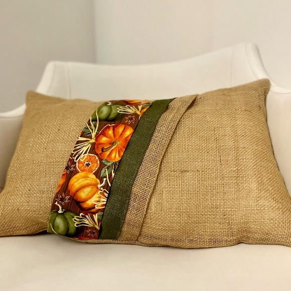 Handmade Thanksgiving pillow 🦃🧡 - Picture 1 of 4